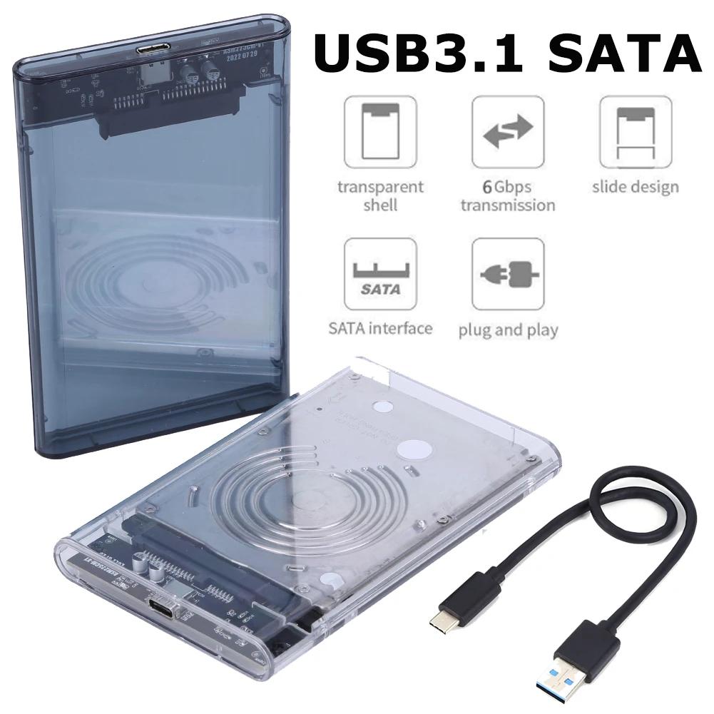  HDD ̽ SATA USB3.1 ϵ ̺ Ŭ, 2.5 ġ, 6Gbps USB3.0  CŸ SATA HDD SSD ϵ ̺ ̽, SATA3 